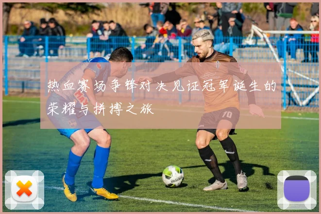 热血赛场争锋对决见证冠军诞生的荣耀与拼搏之旅